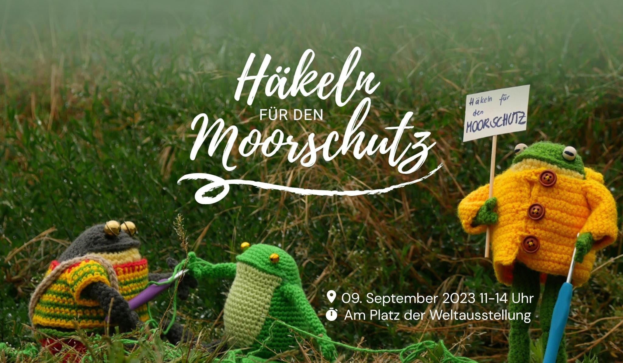 Häkeln für den Moorschutz, Aktion September 2023
